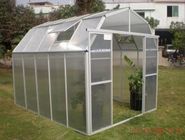 Double Doors Small 10mm UV Twin-wall Polycarbonate Barn Hobby Greenhouse 8' X 10' GH0810