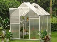 Small 10mm UV Twin-wall Polycarbonate Hobby Greenhouse 6' X 6'