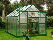 Double Doors Small 10mm UV Twin-wall Polycarbonate Mini Green Houses  8' X 10'  RH0810