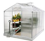 Customized Mini Aluminum Home Garden Greenhouse ， Poly Film Agricultural Greenhouse