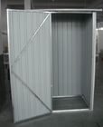 Prototype Mini Pent Metal Garden Shed Plans With Single Swing Door For Easy Access