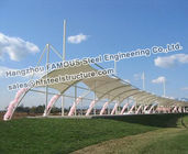 Stadium Commercial Steel Buildings Membrane Structure reinforced