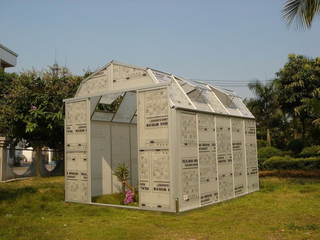 Aluminum Frame 10mm Small Hobby Polycarbonate Barn Greenhouses
