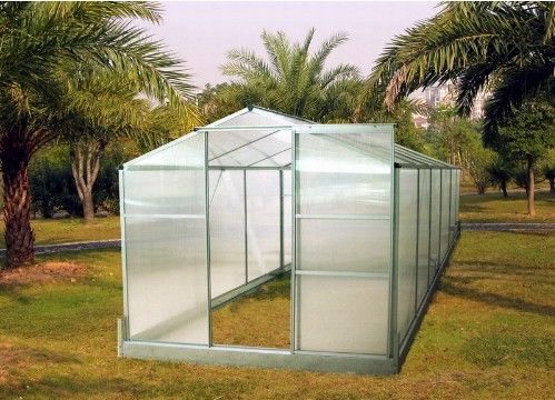 Small 6' X 12' 10mm UV Twin-Wall Polycarbonate Hobby Greenhouses for Sale RH0612