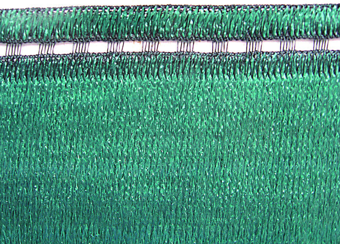 Dark Green HDPE Material Fence Net , Garden Balcony Shade Netting