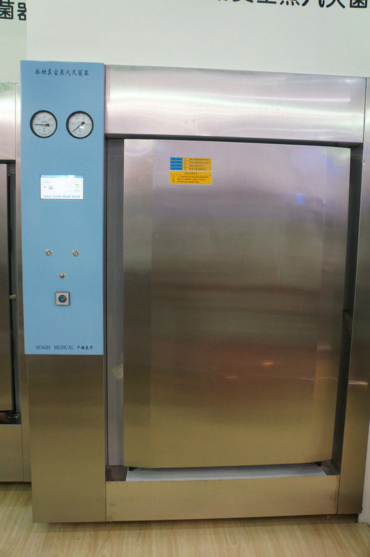 Double Door Floor Pharmaceutical Autoclave , Disinfector Sterilizing Equipment