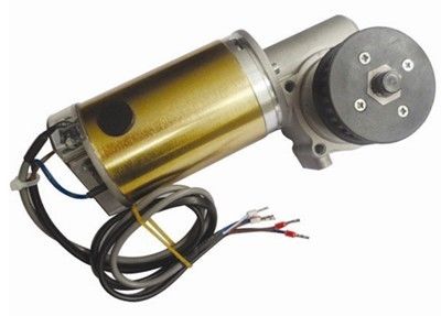 CW And CCW Round Brushed DC Automatic Sliding Door Motor 24V DC Worm Gear Box Long shaft