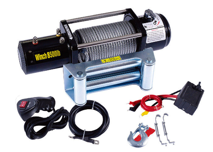 3 Stage Planetary Electric ATV Winch 8500lb For Building With 4.0KW / 5.5HP Motor