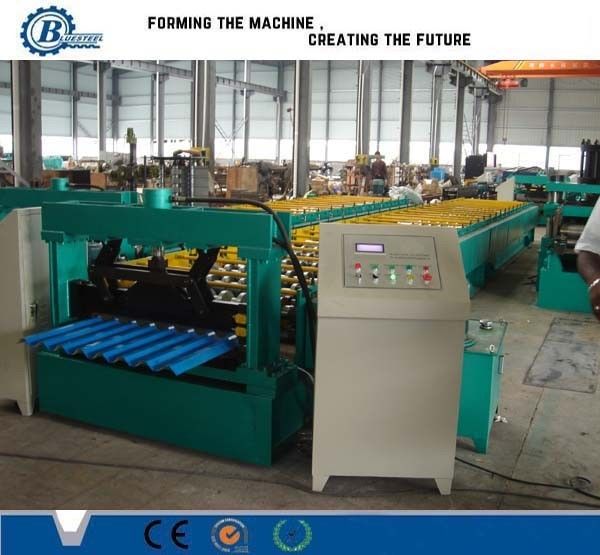 High Effective Warehouse Sheet Metal Roll Forming Machine For Corrugated Metal Wall