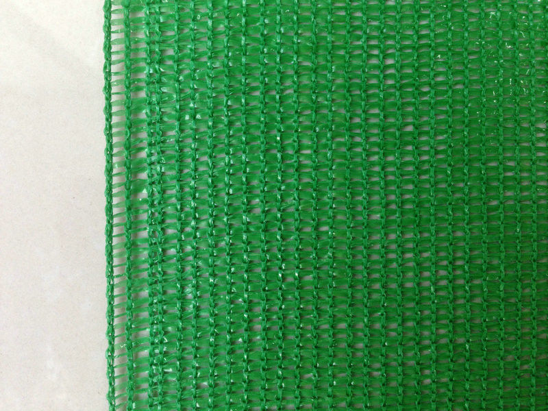 Green HDPE Garden Shade Fence Netting , Plastic Garden Netting