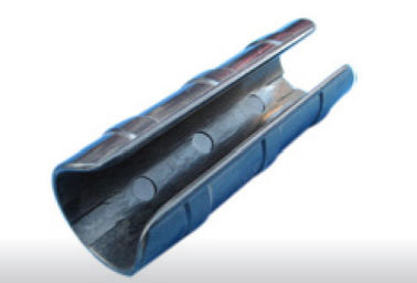 Ø25 plastic Greenhouse spare parts film hoop with two steel springs