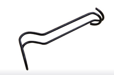 steel wire plastic coating Greenhouse spare parts spring clamp , Ø4.0mm