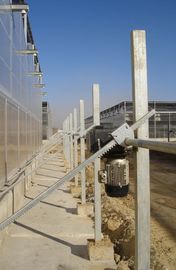 continuous ventilation Greenhouse rack and pinion steel pinion with copper alloy bearing