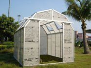 10mm UV Twin-wall Small Hobby Polycarbonate Barn Greenhouse 8' X 08' GH0808