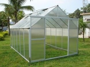 Best 10mm UV Twin-wall Small Size Polycarbonate Hobby Greenhouses 8' X 12'  RH0812