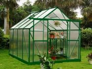 Double Doors Small 10mm UV Twin-wall Polycarbonate Mini Green Houses  8' X 10'  RH0810
