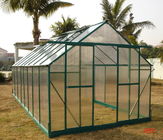 Aluminum Frame Small 10mm Uv Twin-wall Polycarbonate Hobby Greenhouse Plastic 8' X 16'
