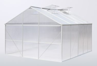 10 ' x 8 ' 6mm UV Twin Wall Polycarbonate Garden Greenhouses ,  Durable Home Greenhouse