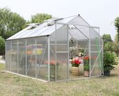 DIY Small Hobby Greenhouses For Hydroponics Tomato / Plant , Green / Brown / Silver White