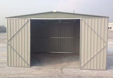 Prefab Modular Apex Metal Garden Shed 10x12 Ft For Industrial / Commercial Prototype