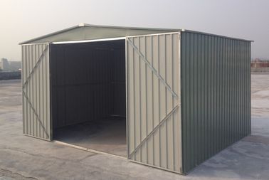 Prefab Modular Apex Metal Garden Shed 10x12 Ft For Industrial / Commercial Prototype