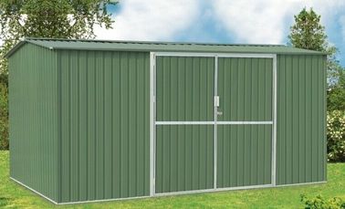 Waterproof Galvanised Steel Metal Garden Shed For Tools Storage ， 10ft x 10ft