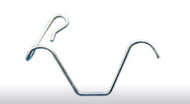 steel roof profiles film wire clip for Alluminum profile , Ø2.2mm