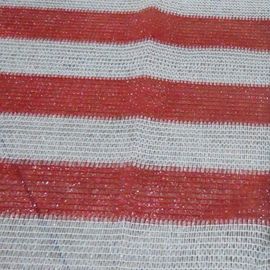 Strip Color Design 75 Gram Garden Shade Netting , Sun Shade Net With Long Using Life