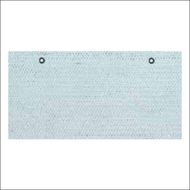 75 Gram White Safety Building Net For Scaffold / Reducing Construction Dust Pollution