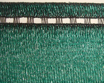 HDPE Material 280 Gram Dark Green Fence Net Garden Shade Netting With Eyelet