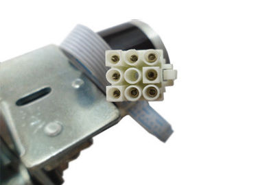 60.5mm Brush Less DC Automatic Sliding Door Motor 24VDC Black Coating Gear Ratio 1:15