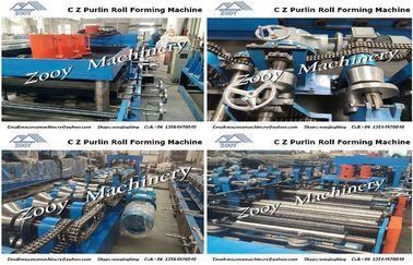 Slide Guide Moving Linear Guider Roll Forming Machine For C Z Purlins