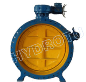 Gear Operated Flanged Butterfly Valve 1000mm for Hydropower