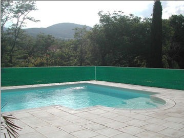 Hdpe Courtyard , Garden Shade Netting Fence For Swimming Pool