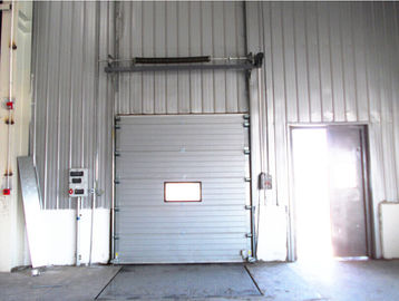 Galvanized Steel Exterior Industrial Sectional Doors Opening Speed 1.0m/s