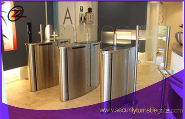 Pedestrian Retractable Turnstile Security Systems Sliding Door