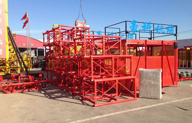 SS Series Construction Material Hoist With Motor Power 15 KW For Double Cage