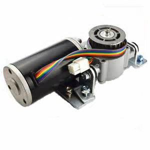 Auto door equipment motor Door opener motorr 24VDC 65W 4200RPM grey coating IP44