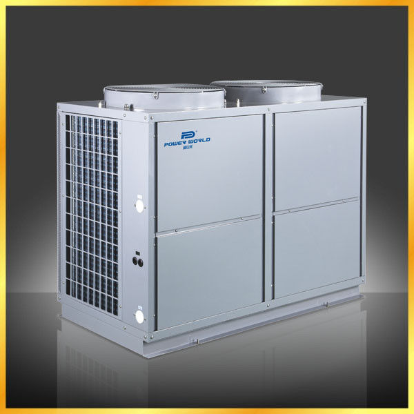 Commercial Air To Water Heat Pump R407C , Exhaust Air Heat Pump For Hotel Projects