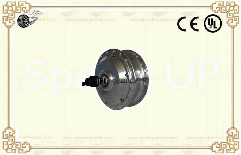 250W E Bike Brushless DC Hub Motor For Spoke Wheel By Front or Rear Drive