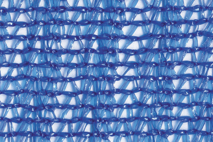 Blue Plastic Garden Shade Netting Raschel Knitted with Air Permeability