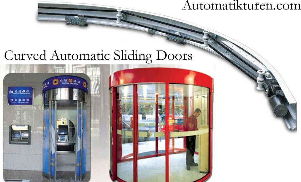 [MW] curved automatic sliding doors