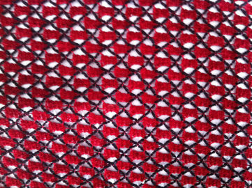 Stretch netting fabric, fabric mesh netting, PET / NYLON Fabric Netting, grey Clothing shell fabric